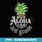 Aloha 3rd Grade Aloha Pineapple Teacher Back To School - Decorative Sublimation PNG File