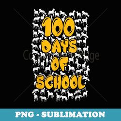 100 days of school a lot of horses back to school - creative sublimation png download