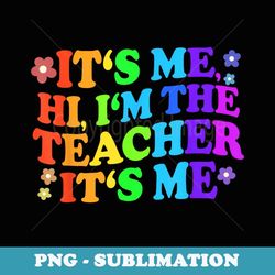 teacher back to school new schoolyear mens & s - png transparent sublimation design