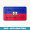 Haiti Flag National Day Art Illustration - Signature Sublimation PNG File