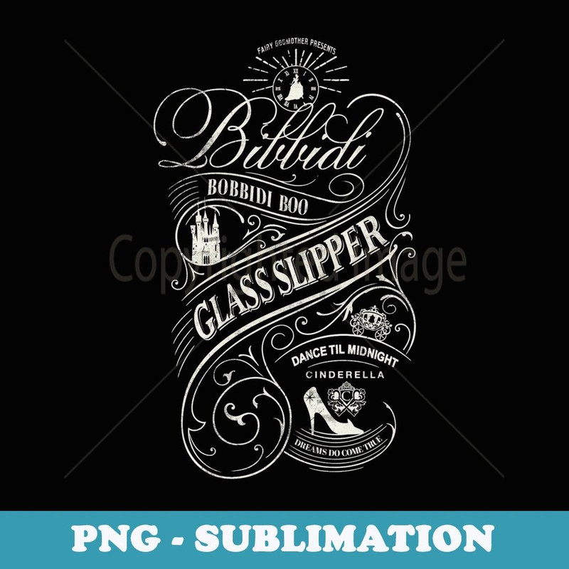 Disney Cinderella Quote Cursive - Modern Sublimation PNG File