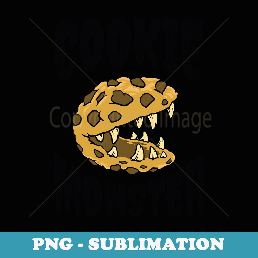 Cookie Monster Halloween - PNG Transparent Sublimation File