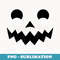 Jack O Lantern Jackolantern Pumpkin Face Funny Halloween - Modern Sublimation PNG File