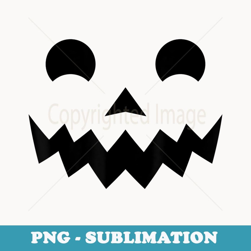 Jack O Lantern Jackolantern Pumpkin Face Funny Halloween - Modern Sublimation PNG File