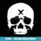 X Skull Halloween Goth Punk - Unique Sublimation PNG Download