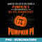 Funny Pumpkin Pi Math Pun Halloween Costume - PNG Sublimation Digital Download