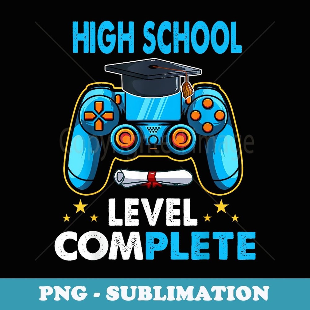 Back To School High School Level Complete 1st Day Of School - Signature Sublimation PNG File