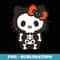 Hello Kitty Skeleton Halloween - Decorative Sublimation PNG File