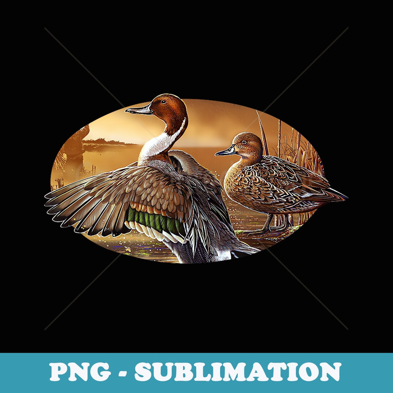 Pintail Duck - Stylish Sublimation Digital Download