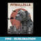 Pitbullzilla Funny Pitbull Dog Lovers - Signature Sublimation PNG File