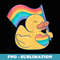 LGBTQ Rubber Ducky Duck Duckie Lover Cute Kawaii Funny - Instant Sublimation Digital Download