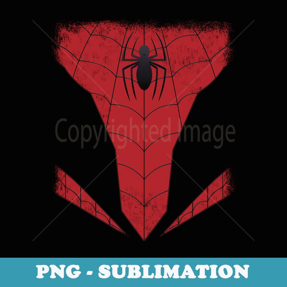 Marvel Halloween Spider-Man Classic Comic Costume - Vintage Sublimation PNG Download