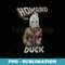 Marvel Comics Retro Classic Howard The Duck Space Portrait - PNG Sublimation Digital Download