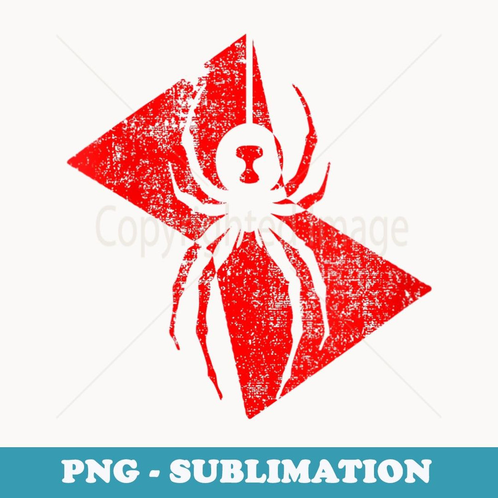 s Black Widow Spider - Artistic Sublimation Digital File