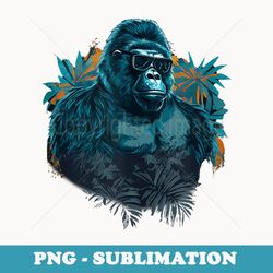 party gorilla - elegant sublimation png download