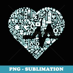 doctor heart medical nurse funny hospital staff - instant png sublimation download
