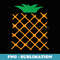 Pineapple Halloween Matching Fruit Group Costume - Instant PNG Sublimation Download