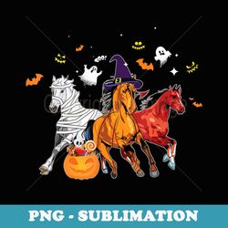 horse mummy witch halloween horror for horse lover - modern sublimation png file
