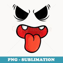 spooky halloween ghost face - vintage sublimation png download