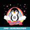 Hail Satan Penguin Halloween . Satanic penguin tee - High-Resolution PNG Sublimation File