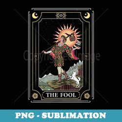 tarot card the fool witchy vintage halloween themed - instant sublimation digital download