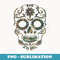 Military Camouflage Camo Dia de Los Muertos Sugar Skull - Aesthetic Sublimation Digital File