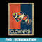 Vintage style Clownfish - Premium Sublimation Digital Download