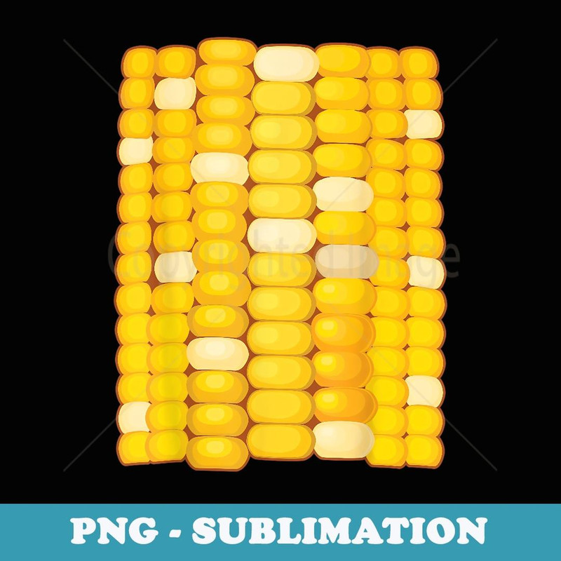 Corn Costume Halloween Cool Food Dress-Up - Exclusive PNG Sublimation Download