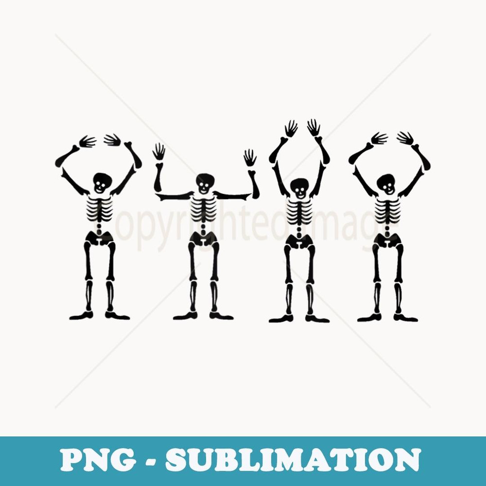O-H-I-O Skeleton Halloween Funny Ohio State - Instant PNG Sublimation Download