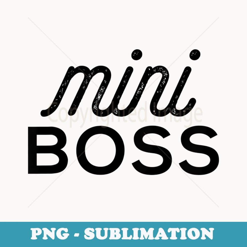 Mini Boss 3-12 - Instant Sublimation Digital Download