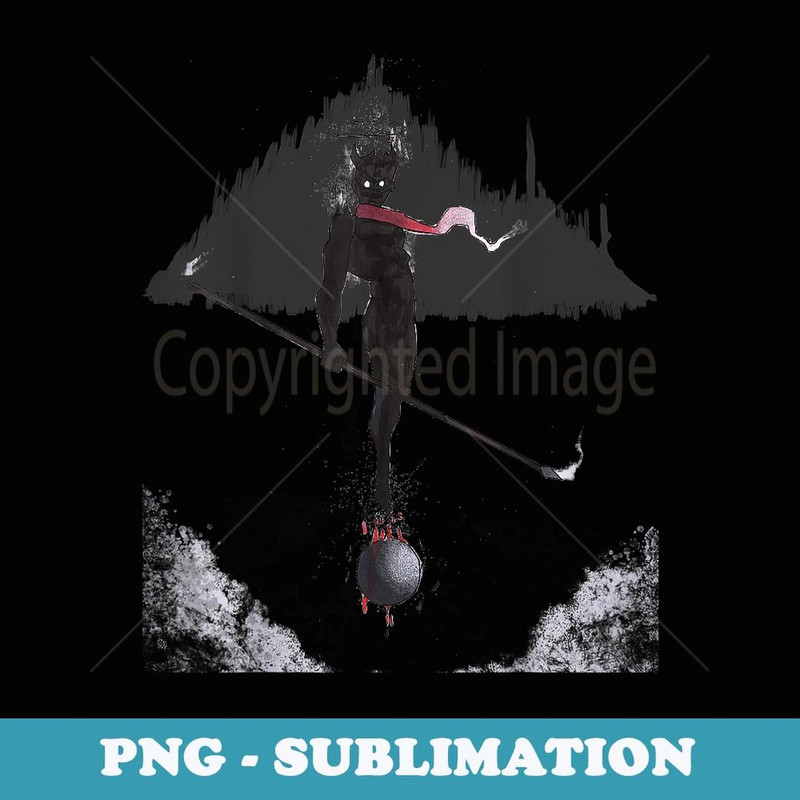 Fallen Angel Anime Spear Demon - Premium Sublimation Digital Download
