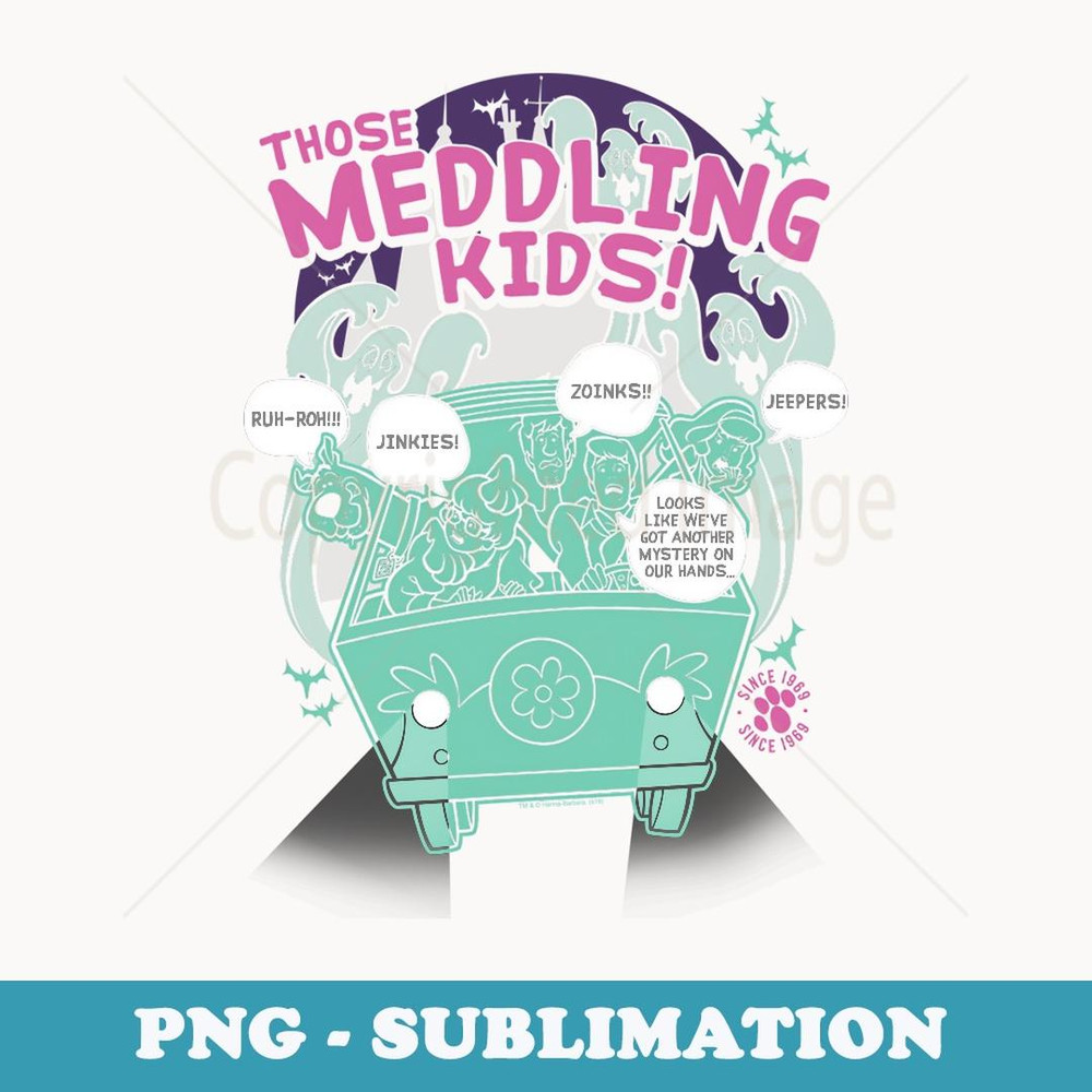 Scooby-Doo Meddling Since 1969 - Premium PNG Sublimation File