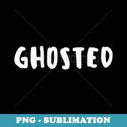 halloween ghosted funny - decorative sublimation png file