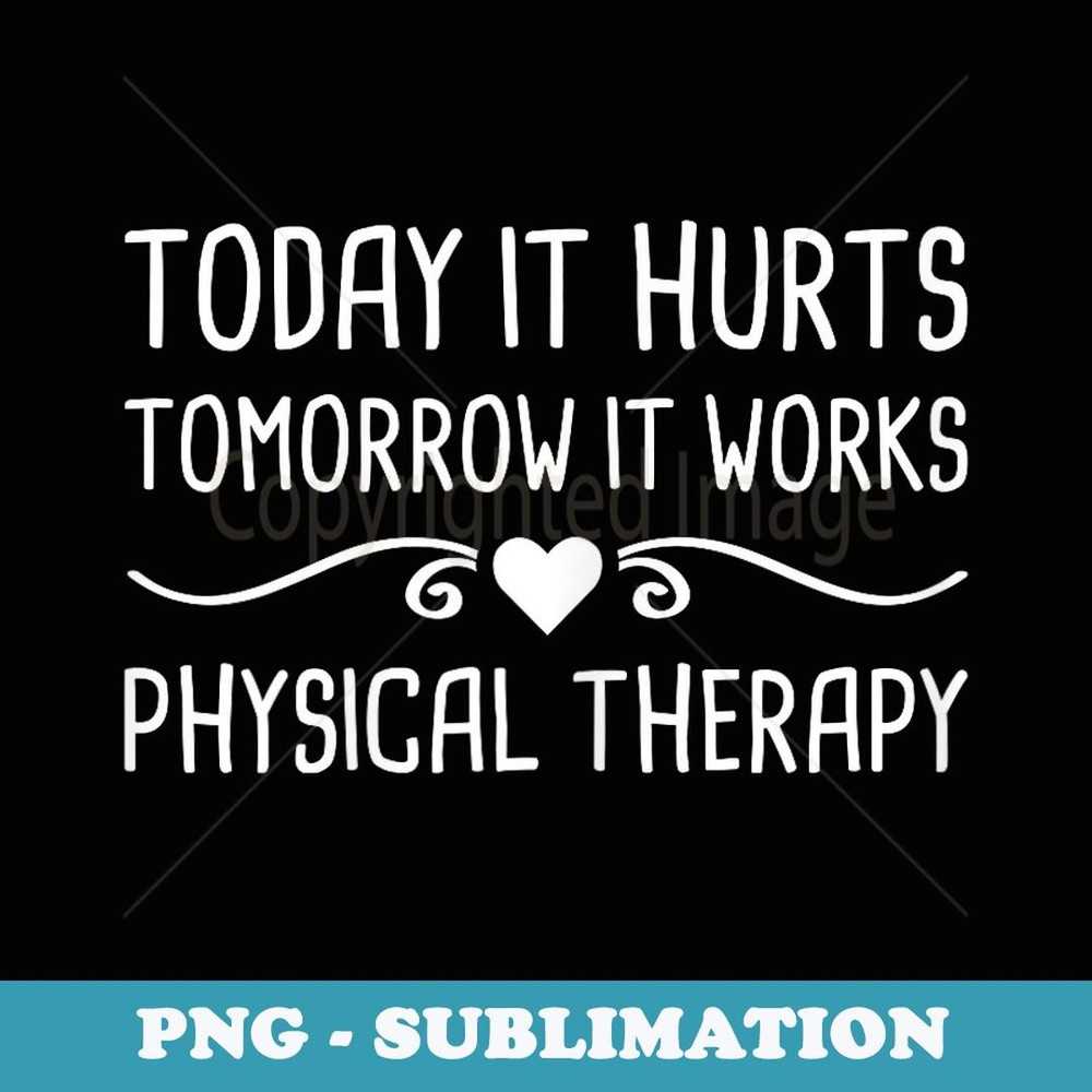 Cute Physical Therapy - Vintage Sublimation PNG Download