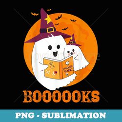 booooks halloween boo read books outfit - retro png sublimation digital download