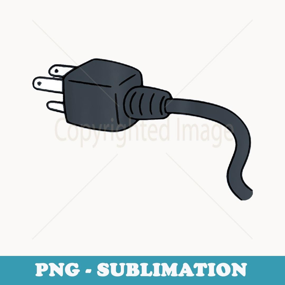 Charger & Outlet Plug & Socket Fun Couple Halloween Costume - Artistic Sublimation Digital File