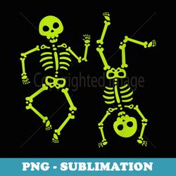 dancing skeletons halloween for boy girl youth toddler - premium sublimation digital download