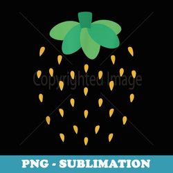 strawberry lazy strawberry costume halloween - premium sublimation digital download