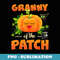 Themed Halloween Granny Of The Cutest Pumpkin In The Patch - Signature Sublimation PNG File