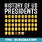 History Of Us Presidents Icon Funny - Elegant Sublimation PNG Download