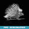 Spikey Forest Dog, Funny Renamed Porcupine, Vintage - Premium PNG Sublimation File