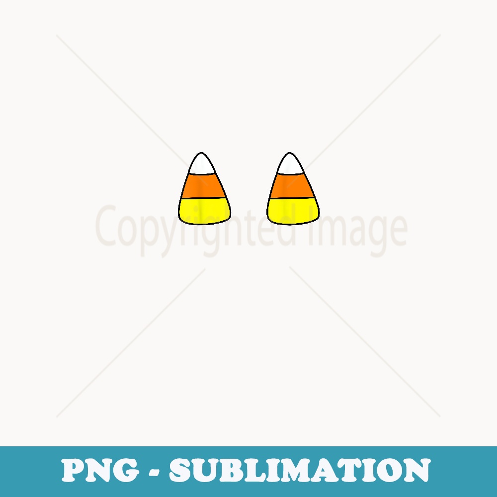 Candy Corn on Boobs Costume Party Adult Humor Halloween - PNG Sublimation Digital Download