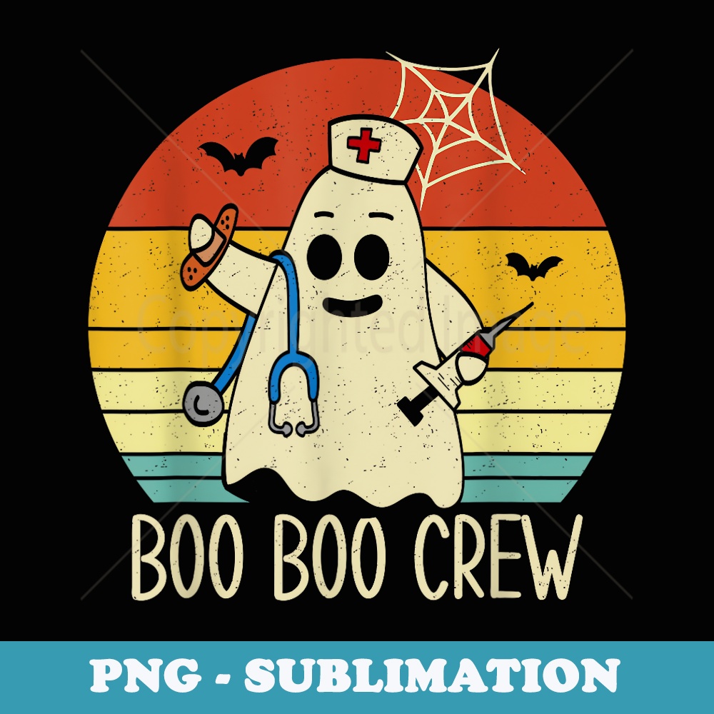 Boo Nurse Crew Halloween Nurse Costumes for - Exclusive Sublimation Digital File