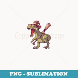 cute halloween witch dinosaur costume t rex spookysaurus - artistic sublimation digital file
