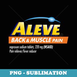 aleve back and muscle pain nurse pharmacy halloween costume - aesthetic sublimation digital file