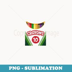 crayon box fun teacher student crayon squad halloween - professional sublimation digital download
