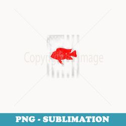 cichlid us flag - premium png sublimation file