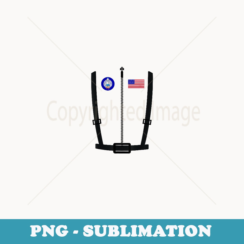 Astronaut Costume Halloween Adult Men Space Graphic - Artistic Sublimation Digital File