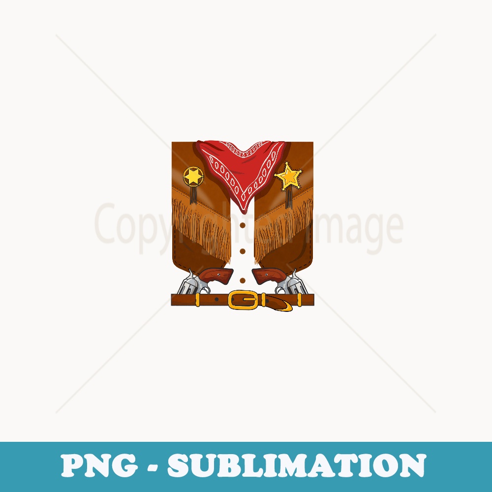 Cowboy Costume Boys Cowgirl Girls Halloween Funny Cute - Modern Sublimation PNG File