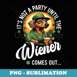 dachshund irish beer wiener dog st. patrick's day - exclusive png sublimation download